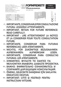 Notice Foppapedretti MAMMAMIA COLLECTION Chaise