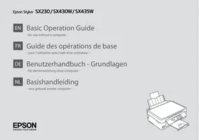 EPSON STYLUS SX430W - Imprimante multifonction
