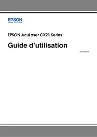 EPSON ACULASER CX21NF,  ACULASER CX21NFC - Imprimante multifonction laser