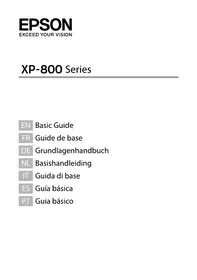 EPSON EXPRESSION PREMIUM XP-600,  EXPRESSION PREMIUM XP-700,  EXPRESSION PREMIUM XP-800 - Multifunction Printer