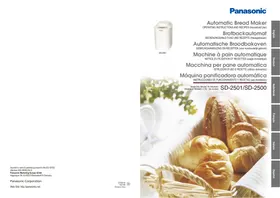 PANASONIC SD-2500WXC - Máquina de pan