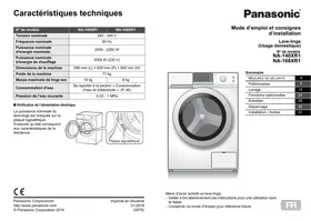 PANASONIC NA-140XR1 - Lave-linge