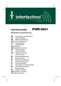 Notice Intertechno ITWR3501 Interrupteur électrique