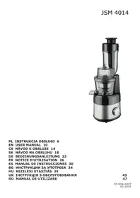 Notice AMICA JSM 4014 Extracteur de jus