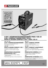 Notice PARKSIDE PSGS 120 A1 Poste à souder