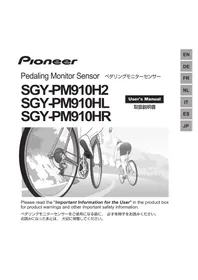 Notice PIONEER SGYLT80 Compteur
