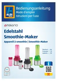 Notice Ambiano GTSMEDS02 Blender