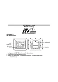 Notice TECHNOLINE WS 9273 Stazione Meteo