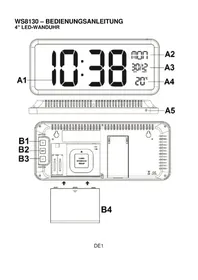 Notice TECHNOLINE WS 8130 Reloj