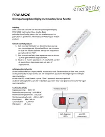 Notice EnerGenie PCWMS2G Multiprise avec protection électrique