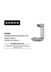 Notice SANUS WSSMM1 Soportes para altavoces