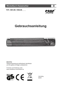 Notice Reer VIERA TX49FSW504 Verwarming