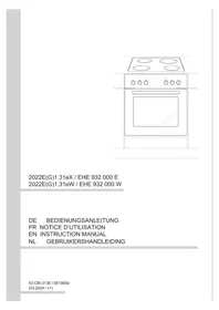Notice AMICA EHE 932 000 E Other kitchen appliances