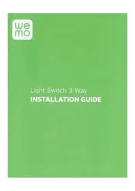 Notice BELKIN WEMO SMART LIGHT SWITCH Interrupteur électrique