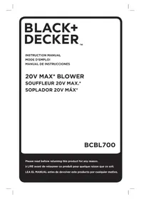 BLACK &amp; DECKER BCBL700 - Leaf blower
