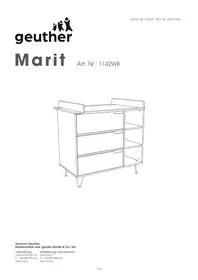 Notice Geuther MARIT 1142WK Meuble de rangement