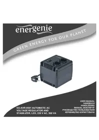 Notice EnerGenie EGAVR0501 Voltage regulator