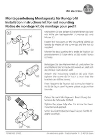 Notice IFM E21207 Kit de montage industriel