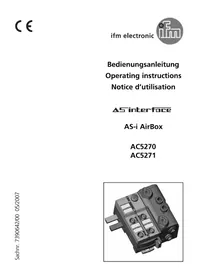 Notice IFM AC5270 Interface