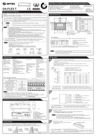 Notice OPTEX OAFLEX T Capteur de porte/fenêtre