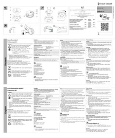 Notice Busch-Jaeger 68330184 Détecteur de fumée