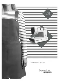 Notice Bernette B33 Machine à coudre