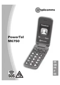 Notice Amplicomms POWERTEL M6750 Smartphone