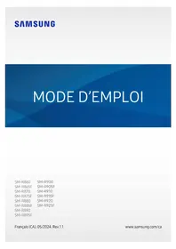 Notice SAMSUNG GALAXY WATCH 5 Montre connectée