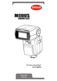 Notice Hähnel MODUS 600RT MK II (FUJIFILM) Lampe