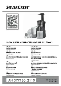 Notice SILVERCREST SSJ 300 C1 Odšťavňovač