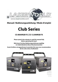 Notice Laserworld CS8000RGB FX Projecteur