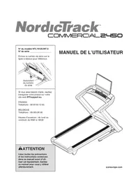 Notice NordicTrack COMMERCIAL 2450 Tapis de course