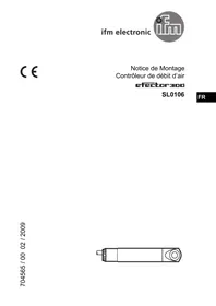 Notice IFM SL0106 Capteur de débit d'air