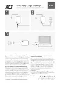 Notice ACT AC2005 Chargeur téléphone portable