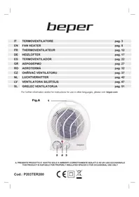 Notice Beper P203TER201 Riscaldamento