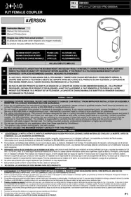 Notice OmniMount OM10351 Meuble TV