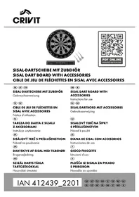 Notice CRIVIT IAN 412439 Elektronska igra pikado