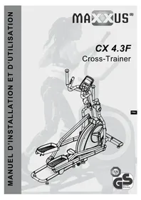 Notice Maxxus CX 4.3F Vélo elliptique