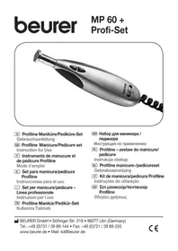 Notice BEURER MP60+ PROFISET Aparelho de manicure/pedicura
