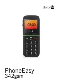 Notice DORO PHONEEASY 342GSM Téléphone mobile