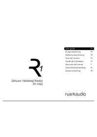 Notice Ruark Audio R1 MK3 Radio