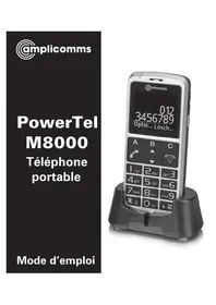 Notice Amplicom POWERTEL M8000 Téléphone mobile