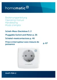 Notice Homematic IP HMIPPSM2 Prise murale