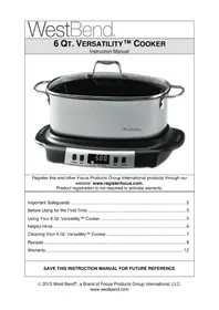 Versatility 84966RT WestBend