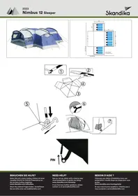 Notice Skandika NIMBUS 12 SLEEPER Tente