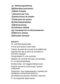 Notice Testboy TESTAVIT SCHUKI 2K Měřicí zařízení