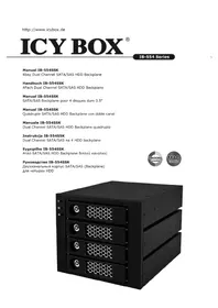 Notice Icy Box IB554SSK Κουτί σκληρού δίσκου
