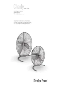 Notice STADLERFORM CHARLY LITTLE Ventilateur