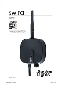 Notice Garden Lights GL6269011 Interrupteur électrique