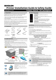 Notice Bixolon SRP350PLUSV Imprimante